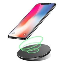 Qi Metal 10W Wireless Charger for Samsung S10 S9 Note 8 9 Charging Pad For iPhone 8 X XR XS Max QC3.0 Fast Wireless Charging 2024 - buy cheap