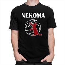 Male Manga Haikyuu T-shirt Short Sleeve O-neck Cotton Tshirt Printed Nekoma Volleyball Tee Shirt Japanese Animation Apparel Gift 2024 - buy cheap