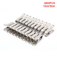 Clothing Pegs Household Clothespin Laundry Clamp Big Clip Strong Anti Wind Stainless Steel Clips Clothes Pins 2024 - buy cheap