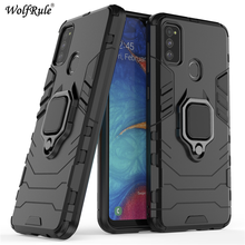 Para a caixa do telefone samsung galaxy m30s tpu duro pc para samsung m30s caso anel titular suporte magnético caso armadura para galaxy m30s 2024 - compre barato