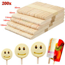 Palitos de helado de madera para congelador, palitos de madera para helado, 65/93/200/114/140mm, CLH @ 8, 150 unidades 2024 - compra barato