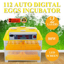 112pcs automatic egg incubator with digital temperature control for easy operation 2024 - buy cheap