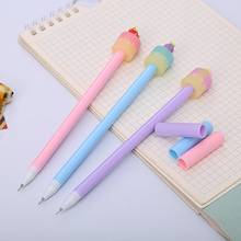 20 PCs Cute Creative Birthday Cake Gel Pen Student Gift Neutral Pen Kawaii Cartoon Learning Stationery Office Supplies Wholesale 2024 - buy cheap