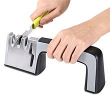 RISAMSHA  4in1 Stainless Steel Knife Sharpener Ceramic Whetstone Hand Tool Shears Scissors 2024 - buy cheap