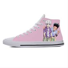 Gon Killua Zoldyck Hunter X Hunter Anime Cartoon Casual Cloth Shoes High Top Lightweight Breathable 3D Print Men Women Sneakers 2024 - buy cheap