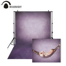 Allenjoy-Fondo de estudio de fotografía púrpura, retrato de color principal antiguo, sesión fotográfica romántica, fondos para fotos de boda, fotófono 2024 - compra barato