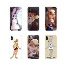 Для Apple iPhone X XR XS 11Pro MAX 4S 5C SE 6S 7 8 Plus ipod touch 5 6 Lola bunny Аксессуары чехлы для телефонов 2024 - купить недорого
