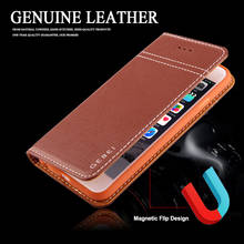 Luxury Genuine Leather Case New For iPhone 13 11 12 Pro Max Xr Xs 6 7 8 Plus se Phone Shockproof 360 Protective Flip Cover Cases 2024 - buy cheap