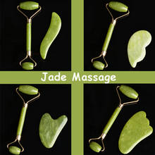 100% Natural Stone Massage Scraper Face Massager Antistress Body Skin Care guasha Slimming 2024 - buy cheap