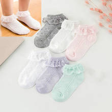 3Pair/lot children's lace socks cotton mesh socks 2024 - buy cheap