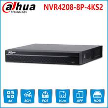 Dahua NVR4208-8P-4KS2 8 Channel 8PoE 4K&H.265 Lite Network Video Recorder 4K Resolution For IP Camera Security CCTV System 2024 - buy cheap