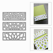 2020 New Layered Frame Grid Leaf Border Metal Cutting Dies for Scrapbooking and Card Making Decorative Embossing Craft No Stamps 2024 - buy cheap