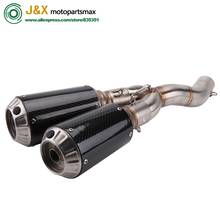 SCRAMBLER Motorcycle Slip On Motorcycle Exhaust full system middle pipe Muffler for DUCATI SCRAMBLER 2024 - buy cheap