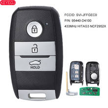 KEYECU-mando a distancia inteligente para coche, llave con 3 botones, 433MHz, HITAG3, para Kia Optima 2016, 2017, 2018, FCCID: SVI-JFFGEC0 p/n: 95440-D4100 2024 - compra barato