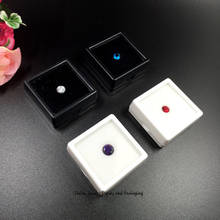 Superior 4*4cm Gem Packaging Box Diamond Storage Box Gemstone Box Small Jewelry Case Gift Box 2024 - buy cheap