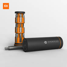 Xiaomi mijia-conjunto de chave de fenda 18 em 1, conjunto preto com 18 lotes finos, design de armazenamento de rodas 2024 - compre barato