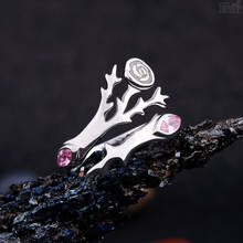 Anime Rings Puella Magi Madoka Magica Kaname Madoka 925 Sterling Silver Finger Ring Fashion Props Jewelry Adjustable Decorations 2024 - buy cheap