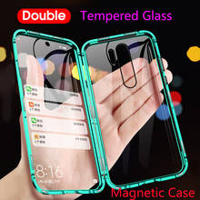 360 Full Cover Magnetic Adsorption Flip Metal Phone Case For Samsung Galaxy A30 Double Glass Samsung A30 Galaxy A30 Fundas Coque 2024 - buy cheap