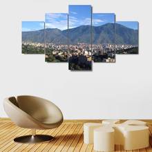 5 Pieces Canvas Print Avila Caracas Mountain Painting Wall Art Poster Modern Home Decoration for Living Room Pictures Unframed 2024 - buy cheap