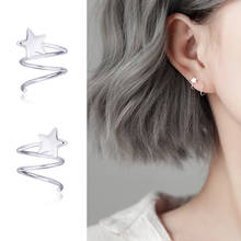 Star Earrings 925 Sterling Silver Star Spiral Earrings Stud Earrings Fine  Jewelry Accessories for Women E0166 2024 - buy cheap
