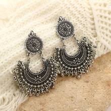Metal Tassel Jhumka Indian Ethnic Bollywood Dangle Earrings Fashion Jewelry   517F 2024 - buy cheap