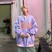 Cool Loose Pink Jacket Fashion Hip Hop Harajuku Baseball Hoodies Mens Funny Outwear Clothes High Street Tops Streetwear Hoodie 2024 - buy cheap