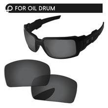 Papaviva Black Grey Polarized Replacement Lenses For Oil Drum Sunglasses Frame 100% UVA & UVB Protection 2024 - buy cheap