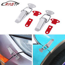 Universal Sliver Stainless Steel Bumper Durable Security Hook Lock Clip Kit Clip Hasp Car Hood Quick Release Fastener RS-ENL019 2024 - buy cheap