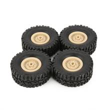 4pcs Rubber Wheel Rim Tire Tyre for RC 1/16 Climbing Crawler Car WPL B-1/B-24/C-14/C-24/B-16 Truck Model Spare Parts Accessories 2024 - buy cheap