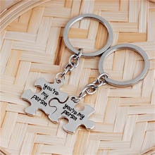 Grey Anatomy Keychain Car Key Holder You Are My Person Puzzle Keychain Lovers Best Friend Gifts Valentine's Day Gift 2 Pcs 2024 - buy cheap