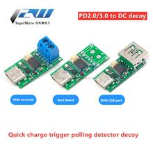 USB-C Type-C PD2.0 PD3.0 to DC, Spoof Detector with Quick Charge Trigger, USB-PD Notebook Power Supply Switch Board Module 2024 - buy cheap