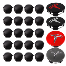 Распродажа, 4 шт., 3 цвета, колпачки для колес из нержавеющей стали, Крышка Ступицы, 20 шт., гайки для колес Tesla Model 3 2024 - купить недорого