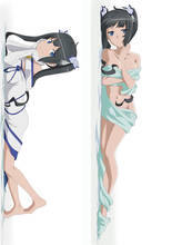 2020-April Anime Is It Wrong to Try to Pick Up Girls in a Dungeon? Hestia Dakimakura Pillow Case Hugging Body Pillow Cover 2024 - buy cheap