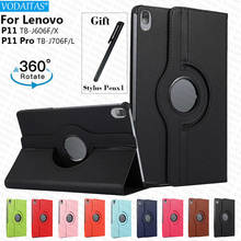 Flip Cover For Lenovo Tab P11 TB-J606F XCase 360 Degrees Rotating PU Leather Tablet Cover For Lenovo Tab P11 Pro TB-J706F L Case 2024 - buy cheap
