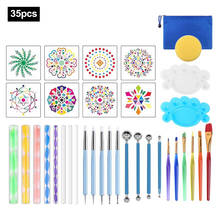 DIY Graffiti Carving Tools Dotting Painting Tools Set Complete Kit for Rocks Ceramics Art Drawing 35PCS 2024 - buy cheap