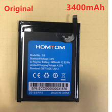 Mobile phone battery HOMTOM S8 battery 3400mAh Original battery 5.7inch MTK6750 Mobile Accessories Original battery 2024 - buy cheap