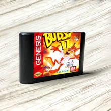 Bubsy II - USA метки Flashkit MD никелевое золото схема на основе печатной платы для Sega Genesis Megadrive игровая консоль 2024 - купить недорого