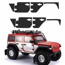 Suitable for 1/10 RC car AXIAL SCX10 III JEEP Wrangler body surround metal decorative sheet Car Door metal skid plate 2024 - buy cheap