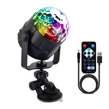 Usb disco luz bola para festa de casamento em casa carro 5v dj luz do estágio projetor laser com controle remoto 2024 - compre barato