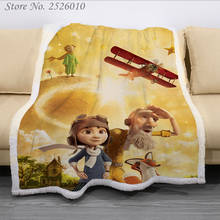 Throw blanket The Little Prince 3D Velvet Plush Blanket Bedspread For Kids Girls Sherpa Blanket Couch Quilt Cover Travel 04 2024 - buy cheap
