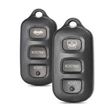 jingyuqin 10pcs/lot 4 Buttons Replacement Remote Car Key Shell Case Fob For TOYOTA Sequoia 4Runner 2003-2008 Matrix Keyless 2024 - buy cheap