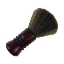 Barbeiro escova de cabelo escova de cabelo pescoço escova de cabelo ferramenta de salão de beleza espanador escova de cerdas de madeira macia escova de limpeza 2024 - compre barato