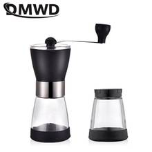 Dmwd moedor de café de cerâmica manual, ajustável de aço inoxidável para moer grãos de café, garrafa de armazenamento, utensílios de cozinha 2024 - compre barato