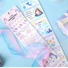 Creative Handbook Stickers DIY Diary Masking Tape Kawaii Sticker Cute Colorful Paper Decoration Sticker Stationary Supplies 2024 - buy cheap