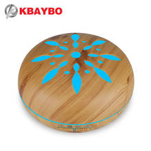 KBAYBO Air Humidifier Essential Oil Diffuser Aroma Lamp Aromatherapy Electric 550ml Aroma Diffuser Mist Maker for Home-Wood 2024 - buy cheap