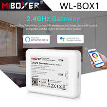 MiBoxer-controlador WIFI inteligente, asistente de WL-Box1 inalámbrico, Control por voz, producto de la serie 2,4 GHz 2024 - compra barato