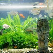 Aquarium Mummy Egypt Fish Tank Landscape Decoration For Reptile Case Hide Play Ornaments Resin Skull Skeleton Exquisite 2024 - buy cheap