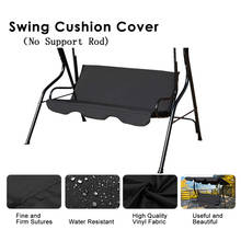 3 Seat Swing Cover Garden Cover Waterproof UV Resistant Chair Shade Dust/Sail Outdoor Courtyard Hammock Tent Swing Top Cover 2024 - buy cheap