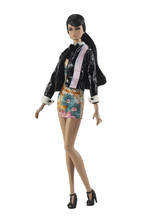 Black Jacket Dress Outfit for Barbie Blyth 1/6 MH CD FR SD Kurhn BJD Doll Clothes Accessories 2024 - buy cheap