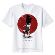 One Punch Man Saitama T Shirt Men Summer Japanese Anime Funny Print T Shirt Guys Short Sleeve With White Color Fashion Top Tees 2024 - buy cheap